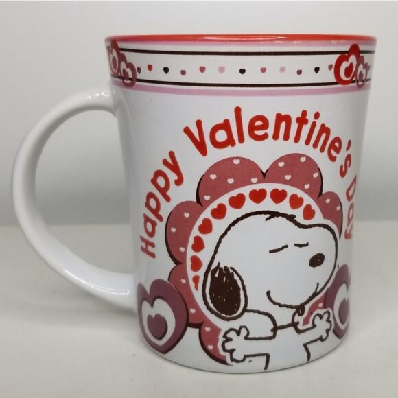 Gibson‎ Snoopy Valentines Day Peanuts by Schulz Coffee Tea Mug Cup 16 oz - Picture 2 of 8